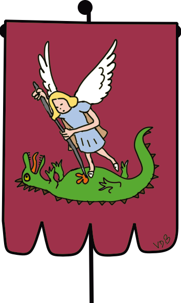 Bannière de Saint Michel archange